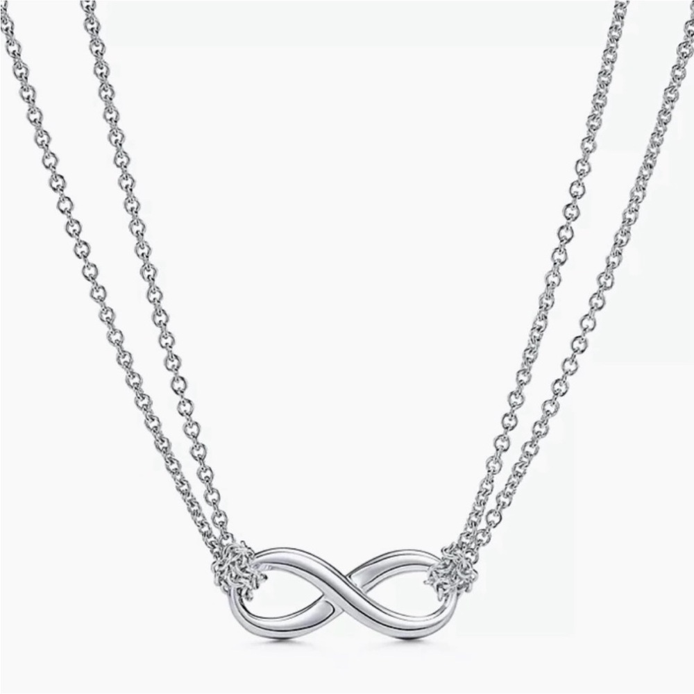 Tiffany Silver Infinity Necklace